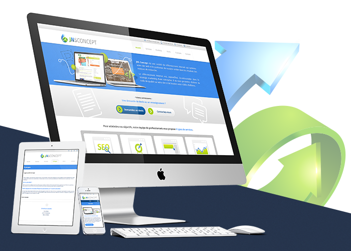 JNS Concept webdesign responsive design front-end dev